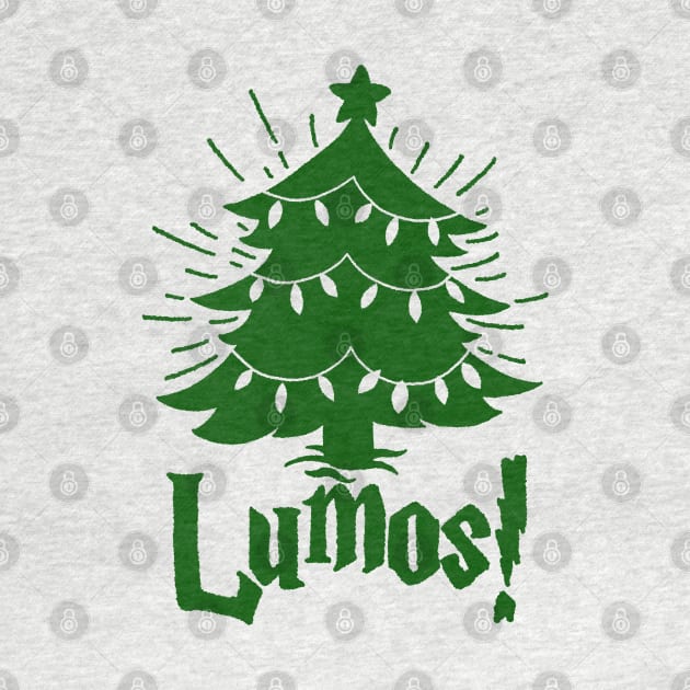 Christmas Lumos Pine Tree by illuti00npatterns